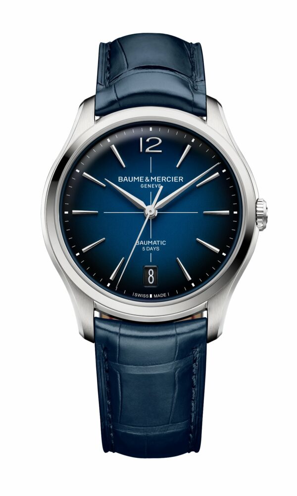 montre cuir clifton 10771 automatique 39 mm baume & mercier dumas avignon