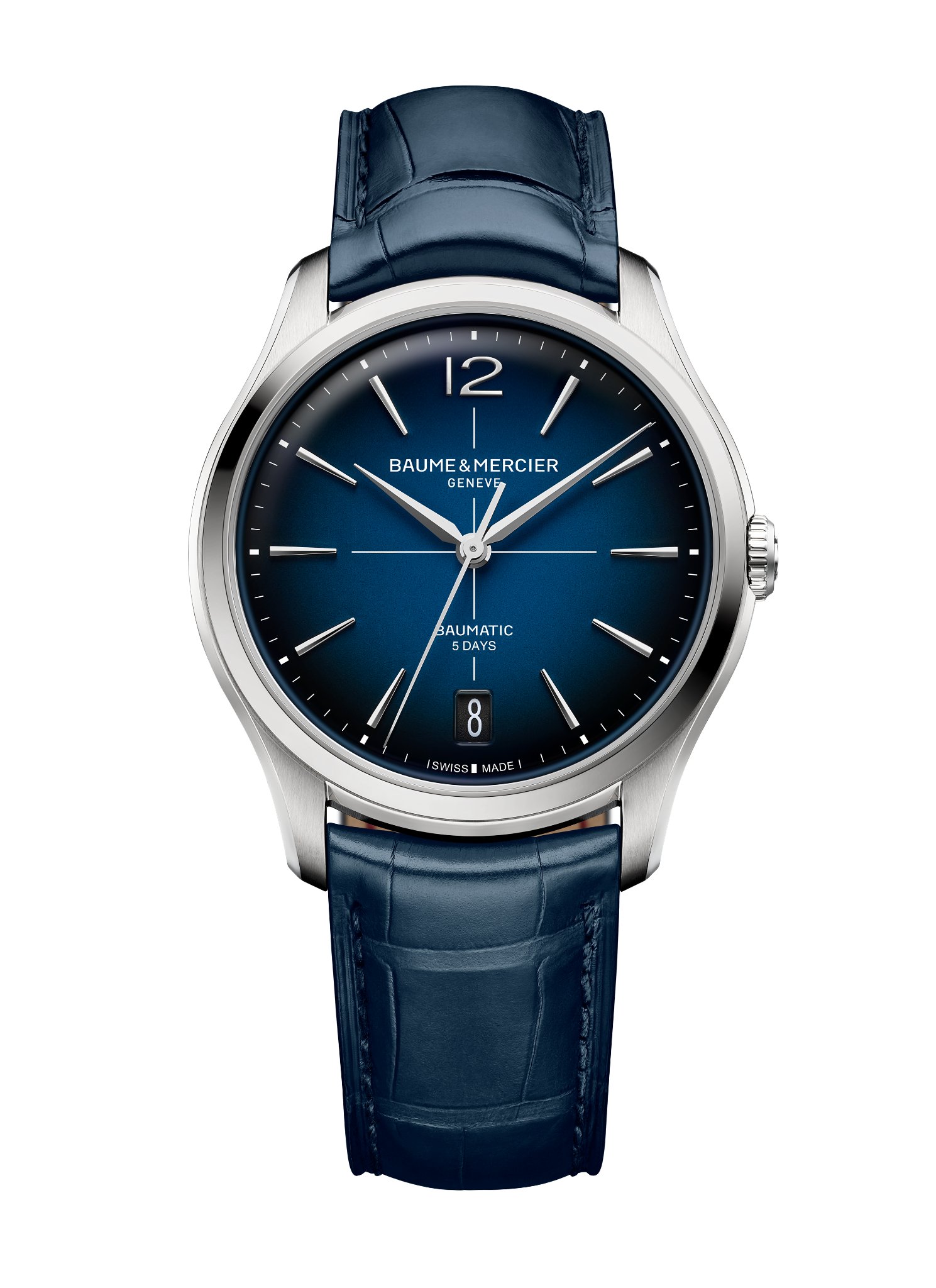 montre cuir clifton 10771 automatique 39 mm baume & mercier dumas avignon