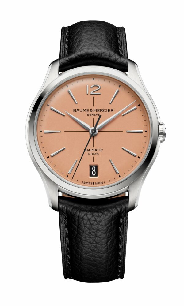 montre en cuir clifton 10778 automatique 39 mm baume & mercier dumas avignon
