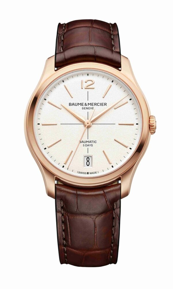 montre clifton 10802 or rose 39mm baume & mercier dumas horloger avignon