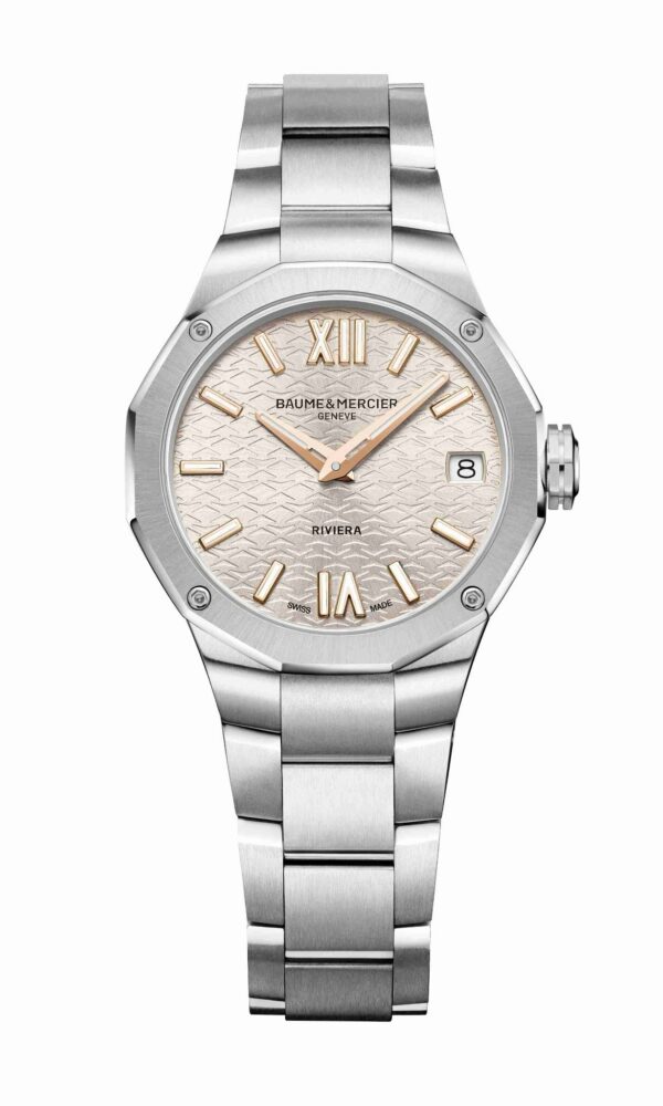 Montre femme Riviera 10810 33 mm dorée Baume & Mercier - Dumas Avignon