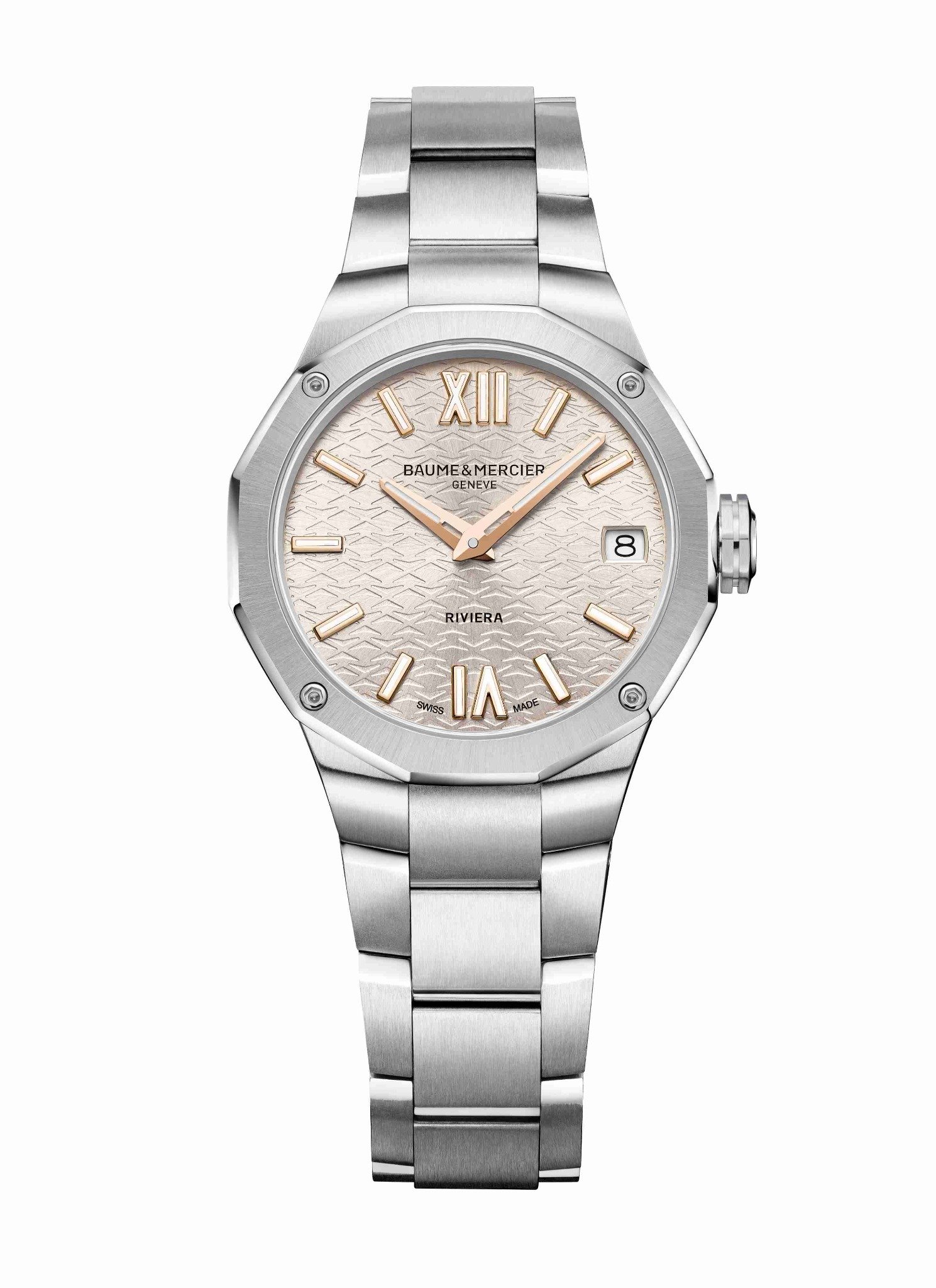 Montre femme Riviera 10810 33 mm dorée Baume & Mercier - Dumas Avignon