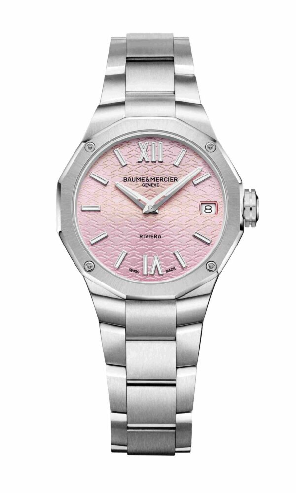 Montre femme Riviera 10812 33 mm rose Baume & Mercier - Dumas Avignon