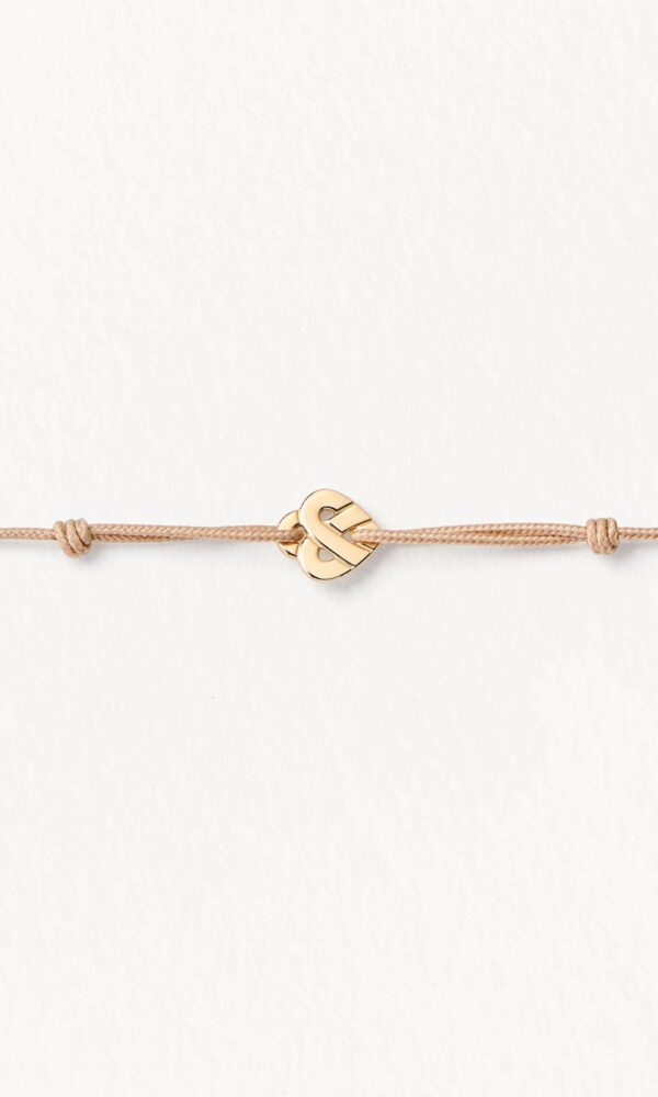 bracelet cœur entrelacé mini or jaune poiray dumas joaillier bijouterie avignon