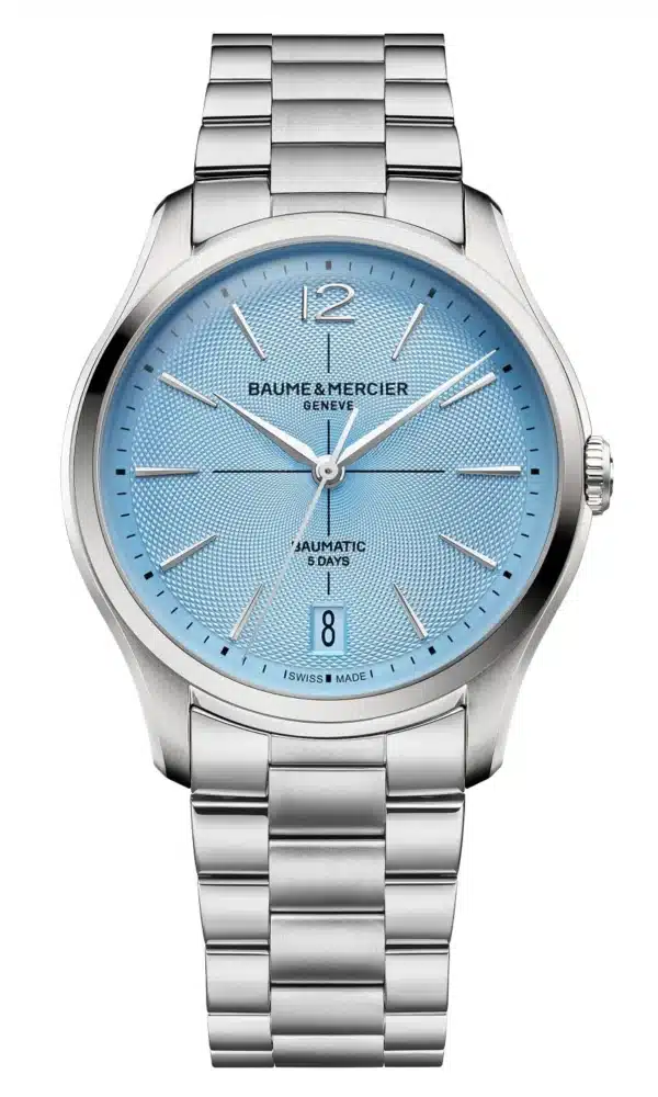 Montre homme Baume & Mercier Clifton cadran bleu chez Dumas Avignon