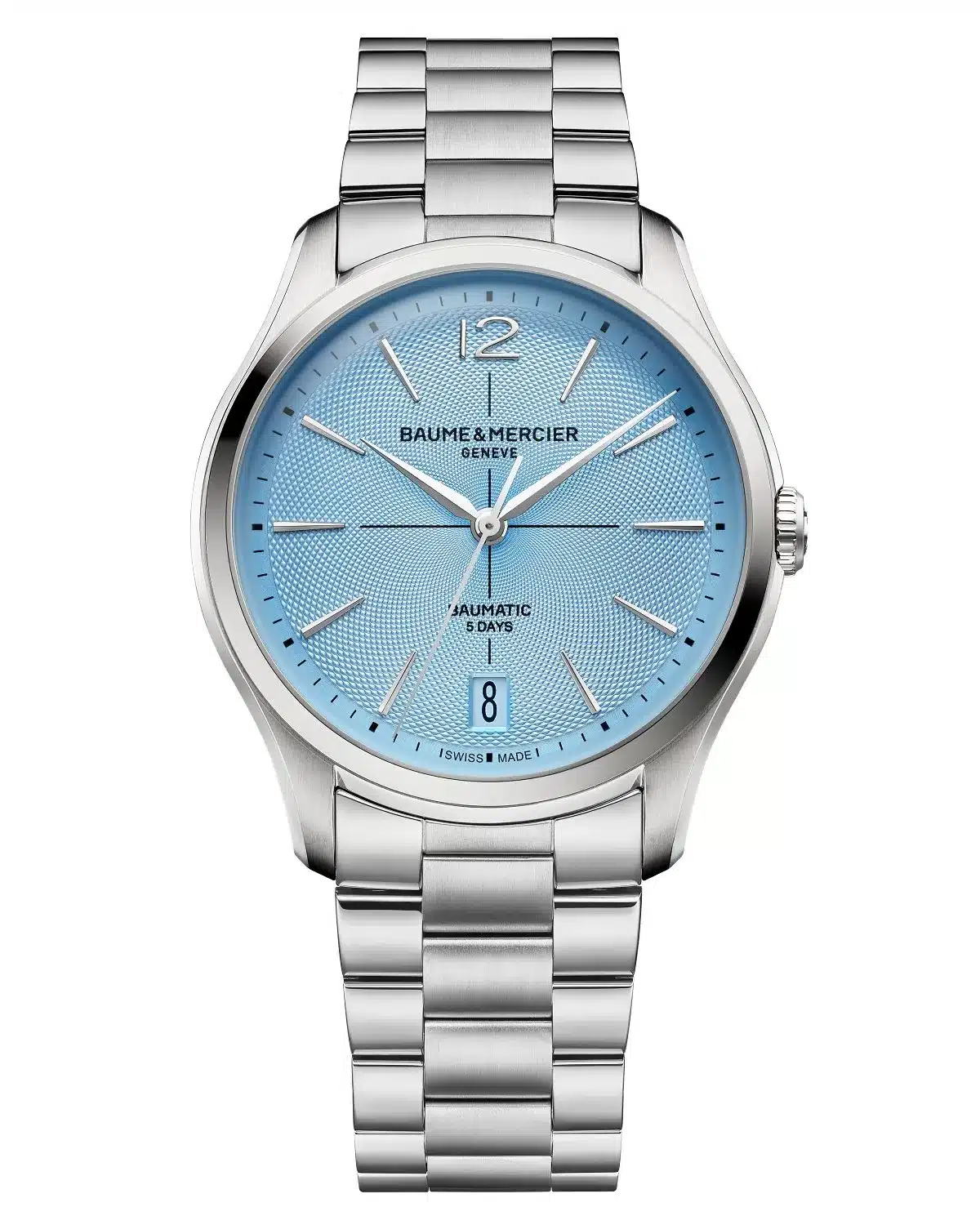 Montre homme Baume & Mercier Clifton cadran bleu chez Dumas Avignon