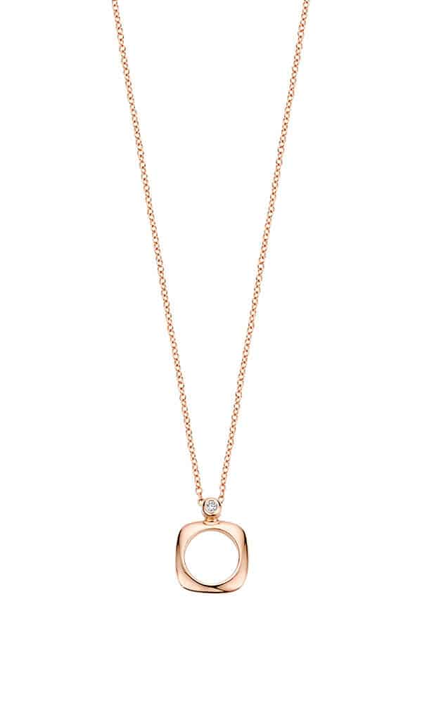 Pendentifs Elements or rose diamant bigli dumas joaillier avignon