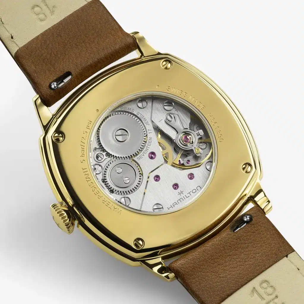h36139520 Hamilton American Classic Cushion Montre Hamilton American Classic Cushion Mechanical arrière