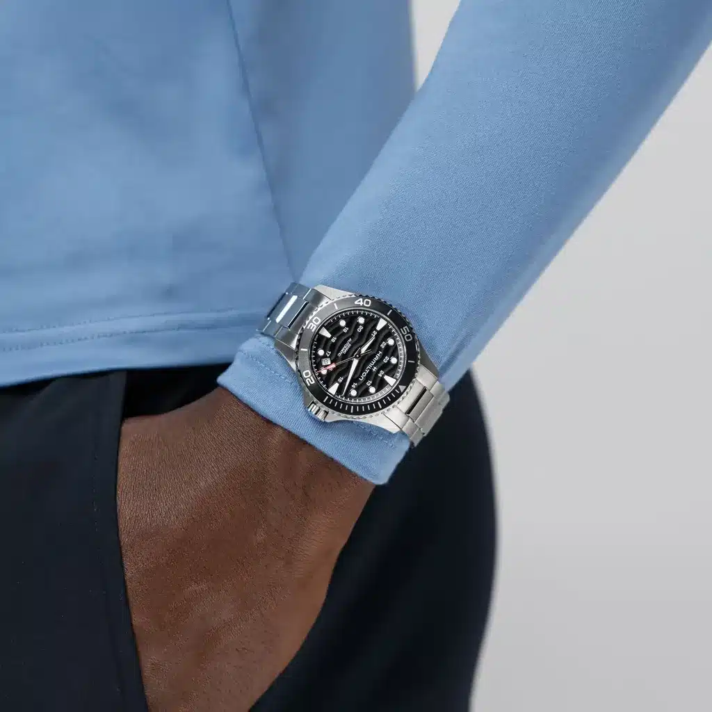 Montre homme Hamilton Khaki Navy Scuba Auto 40 mm noir