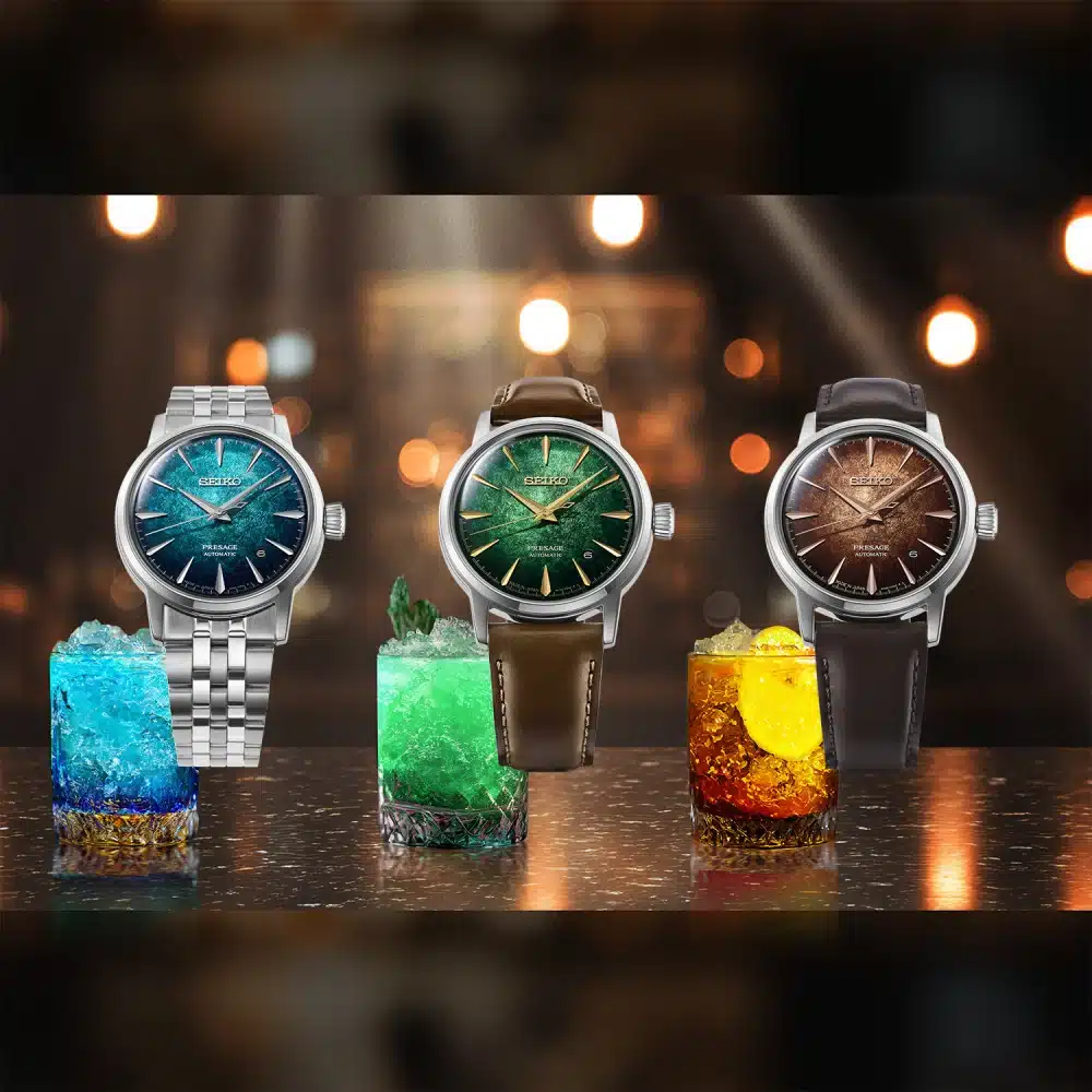 hcb001j1 montre homme presage automatique cadran cocktail bleu 3 aiguilles date Montre seiko homme presage automatique cadran cocktail