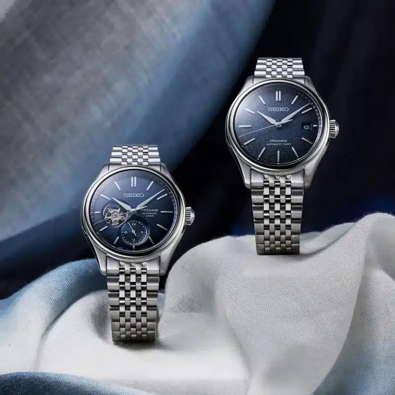 montre homme seiko presage classic series cadran bleu ai iro SPB525J1 montre homme seiko presage classic series cadran bleu ai iro
