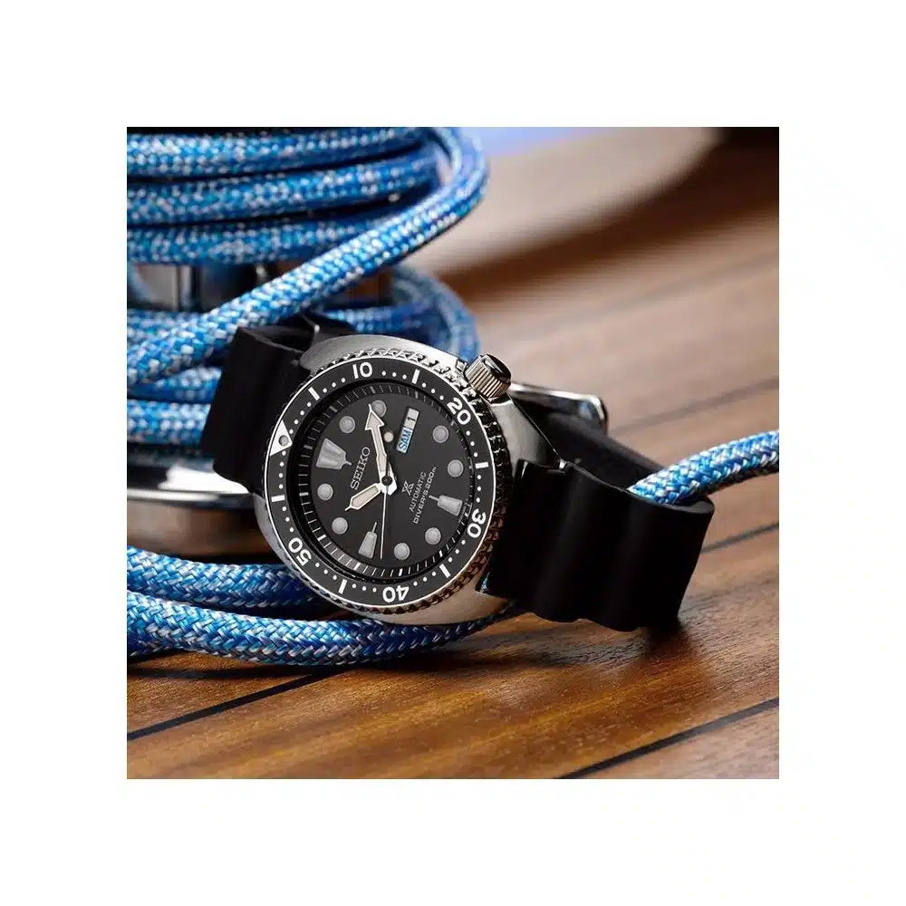 montre homme seiko prospex diver's 200m noir