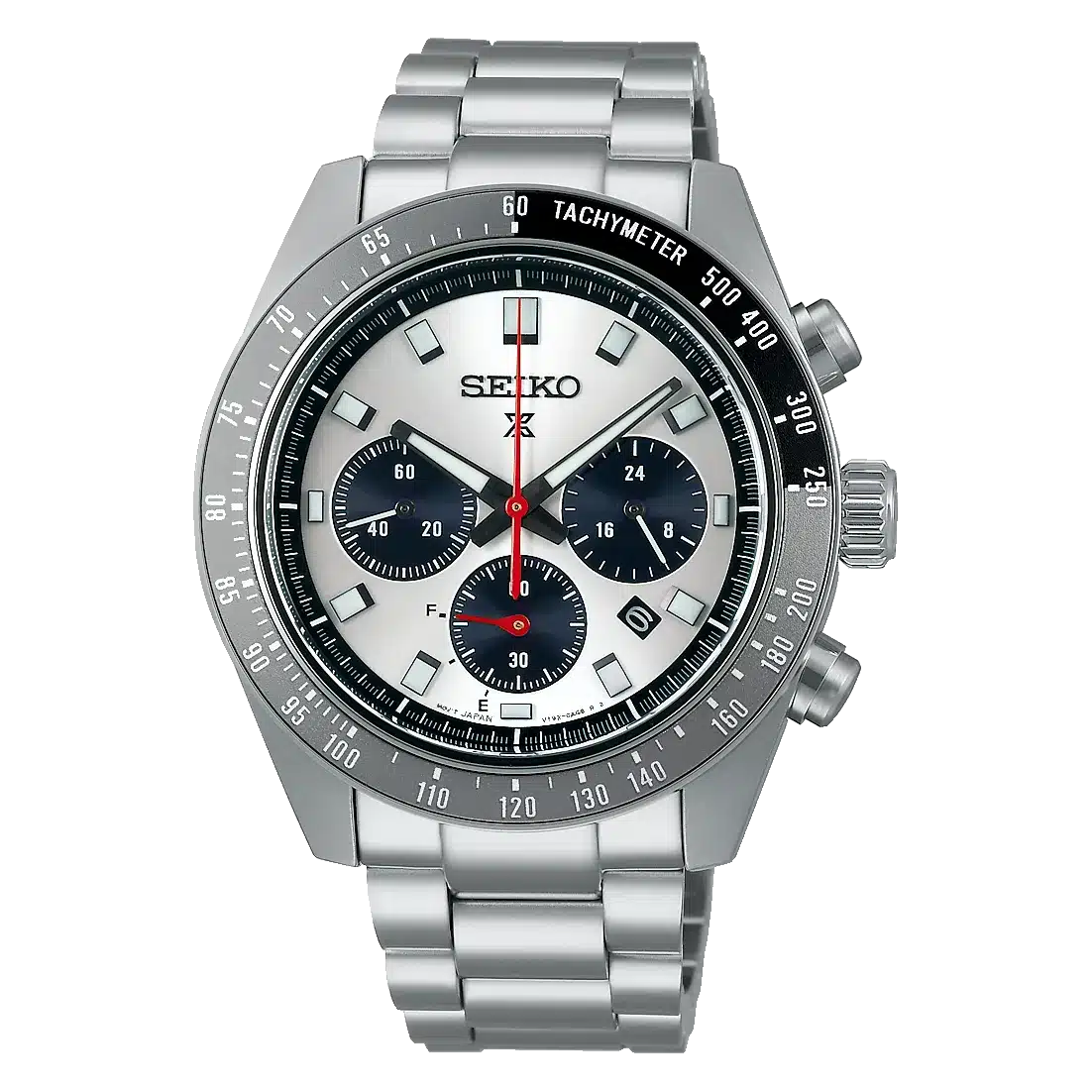 montre homme seiko prospex speedtimer chronographe solaire cadran noir