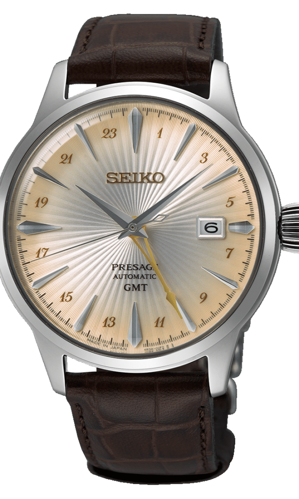 montre homme seiko presage cocktail gmt acacia