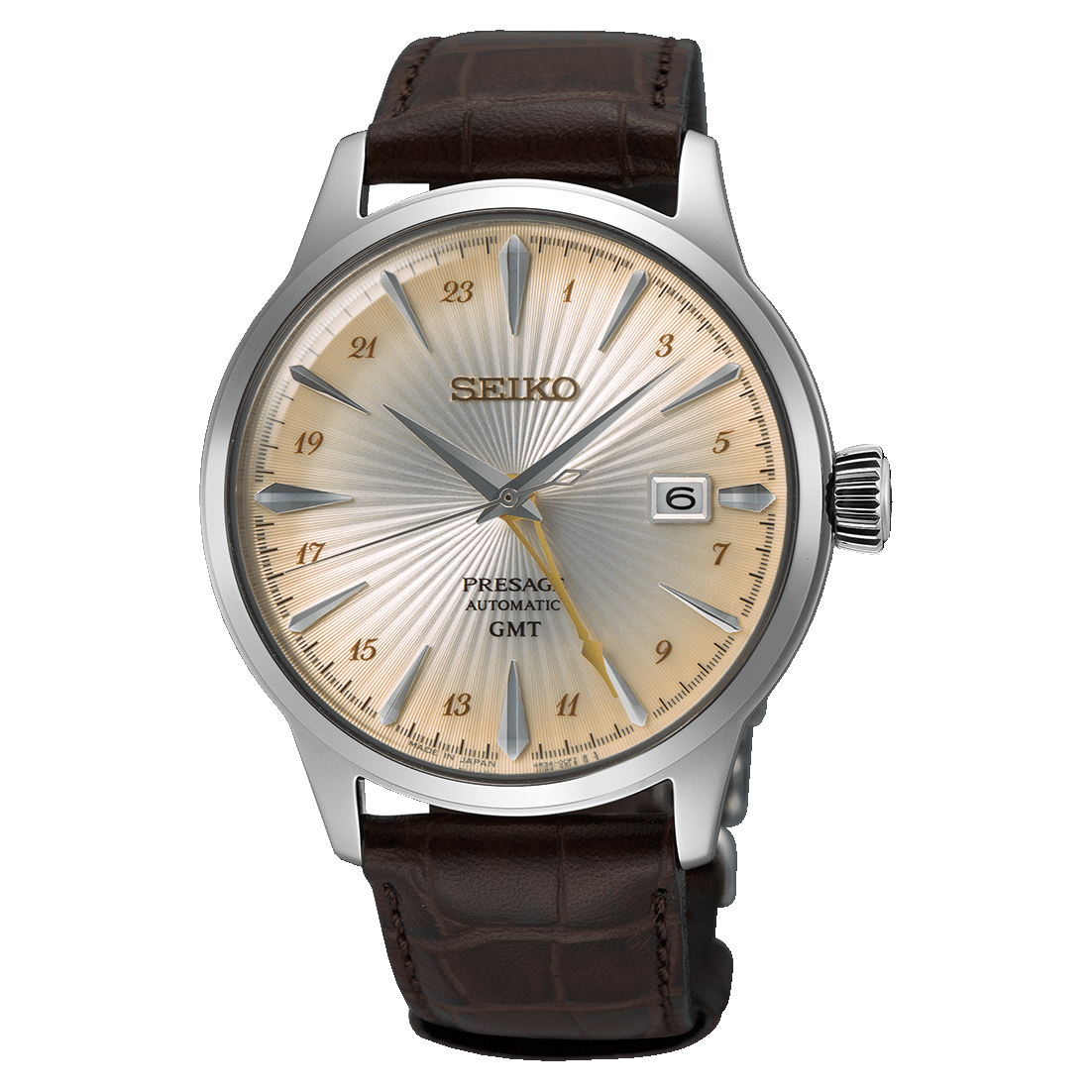 montre homme seiko presage cocktail gmt acacia